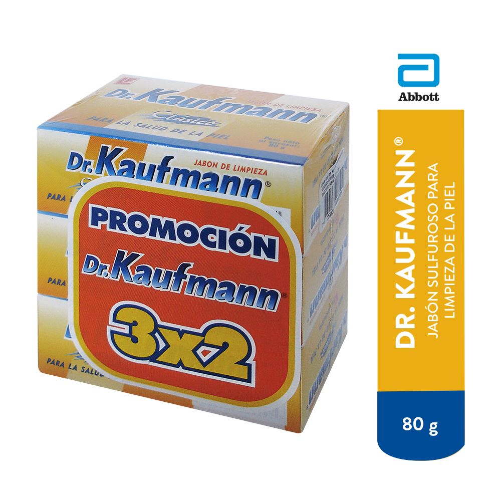 Jabón Dr. Kaufmann 80g  x 3
